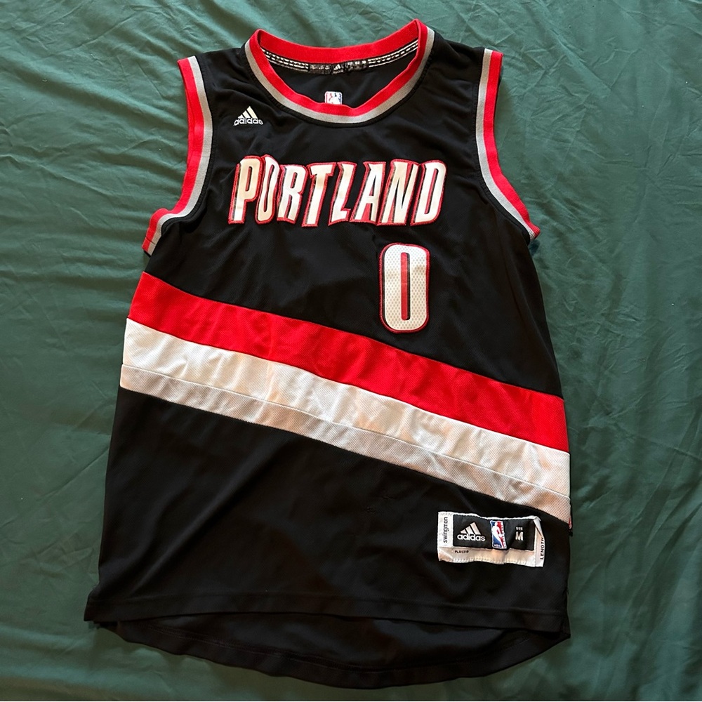 Adidas Portland Black and Red Jersey